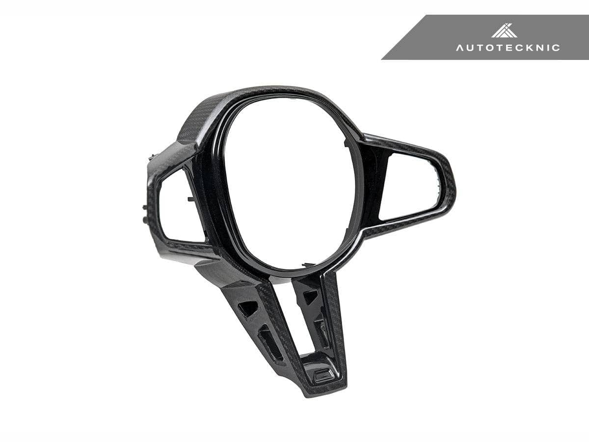 Kies-Motorsports AutoTecknic USA AutoTecknic LCI Carbon Steering Wheel Trim - G22/ G26 4-Series 2025-Up