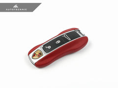 Kies-Motorsports AutoTecknic USA AutoTecknic Leather Key Remote Trim - Porsche G2 Key Remote Trim / Bordeaux Red