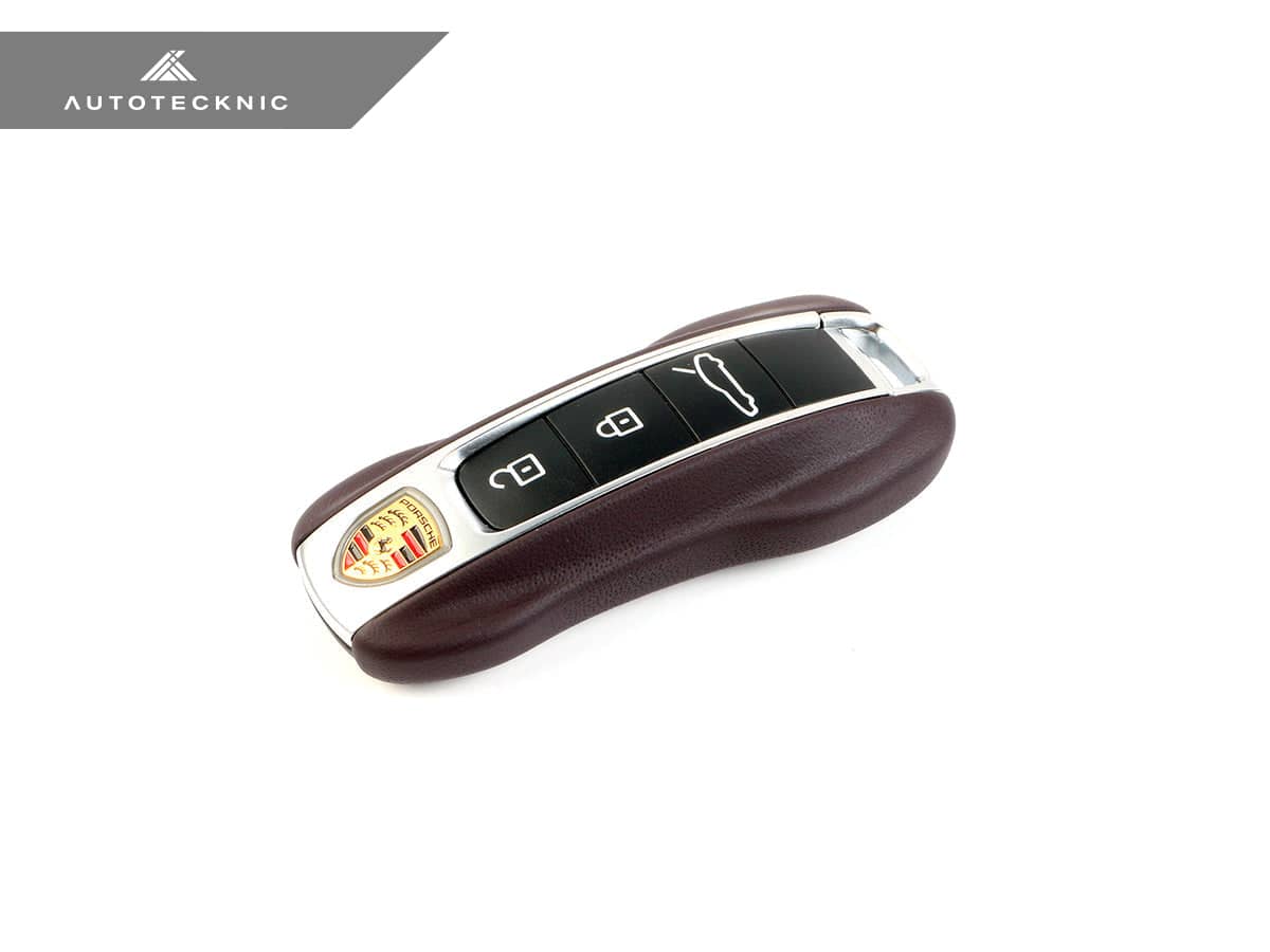 Kies-Motorsports AutoTecknic USA AutoTecknic Leather Key Remote Trim - Porsche G2 Key Remote Trim / Raspberry Purple