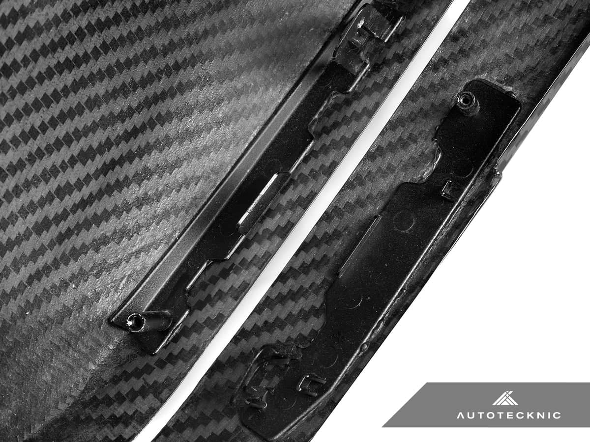 Kies-Motorsports AutoTecknic USA AutoTecknic M-Inspired Dry Carbon Mirror Cap Set - G45 X3