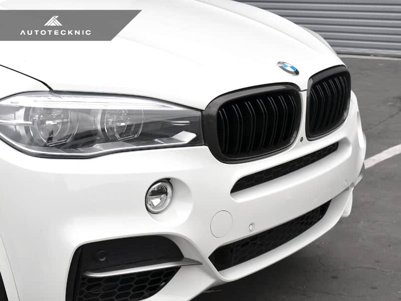 Kies-Motorsports AutoTecknic USA AutoTecknic M50D Style Lower Front Grille Trim - F15 X5 M Sport 2014-Up