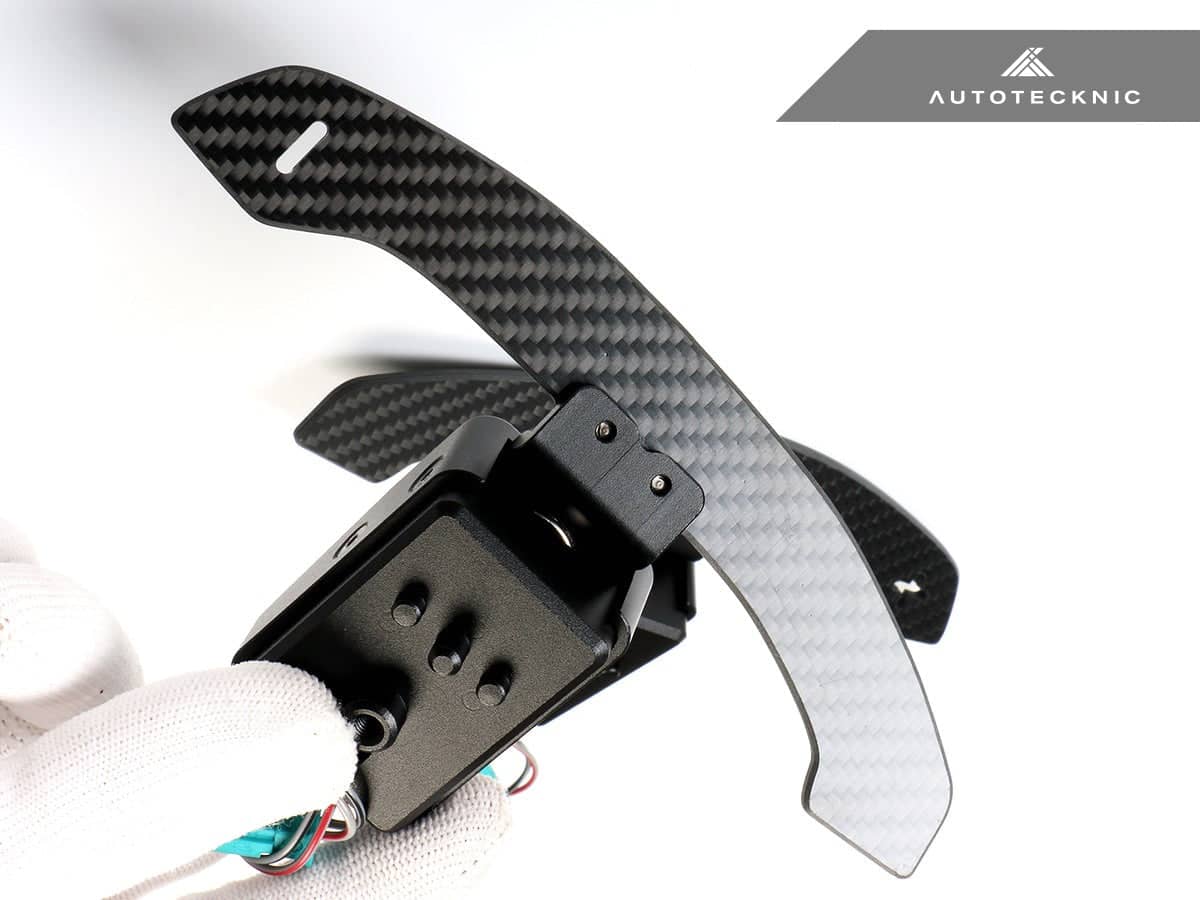 Kies-Motorsports AutoTecknic USA AutoTecknic Magnetic Corsa Shift Paddles - F90 M5 F90 M5 / Satin Carbon Finish