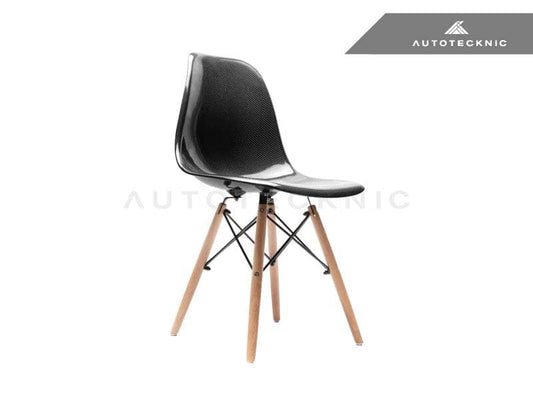 Kies-Motorsports AutoTecknic USA AutoTecknic Midcentury Dry Carbon Dowel-Leg Side Chair
