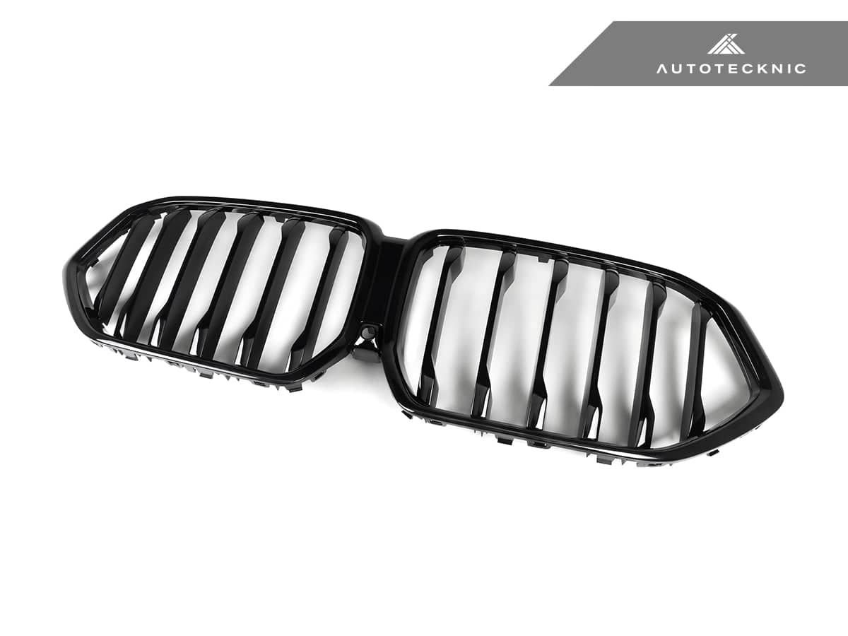 Kies-Motorsports AutoTecknic USA AutoTecknic Painted Glazing Black Front Grille - G06 X6 LCI G06 X6 LCI 2024-Up / Gloss Black