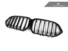 Kies-Motorsports AutoTecknic USA AutoTecknic Painted Glazing Black Front Grille - G06 X6 LCI G06 X6 LCI 2024-Up / Gloss Black
