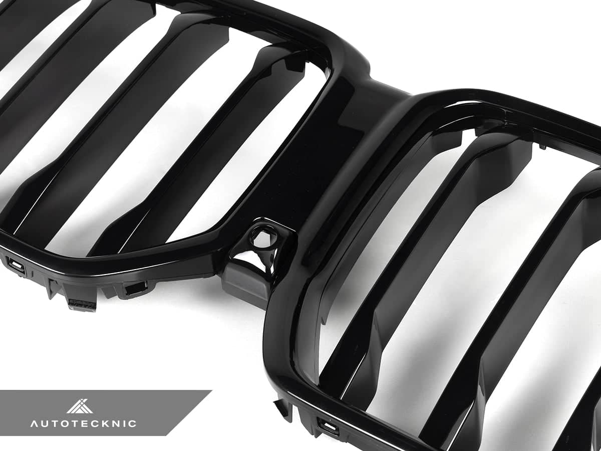 Kies-Motorsports AutoTecknic USA AutoTecknic Painted Glazing Black Front Grille - G06 X6 LCI G06 X6 LCI 2024-Up / Gloss Black