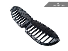 Kies-Motorsports AutoTecknic USA AutoTecknic Painted Glazing Black Front Grille - G20 3-Series Pre-LCI