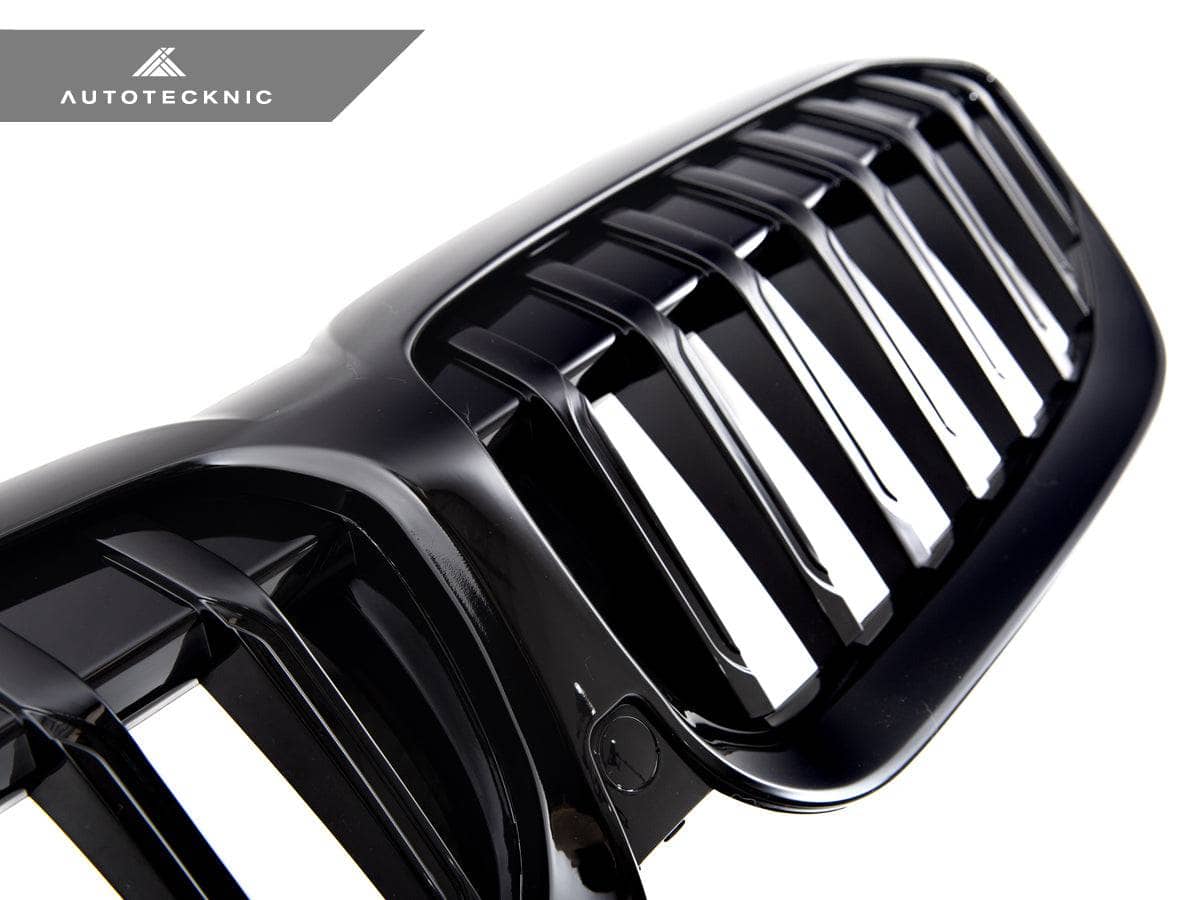 Kies-Motorsports AutoTecknic USA AutoTecknic Painted Glazing Black Front Grille - G20 3-Series Pre-LCI