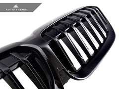 Kies-Motorsports AutoTecknic USA AutoTecknic Painted Glazing Black Front Grille - G20 3-Series Pre-LCI