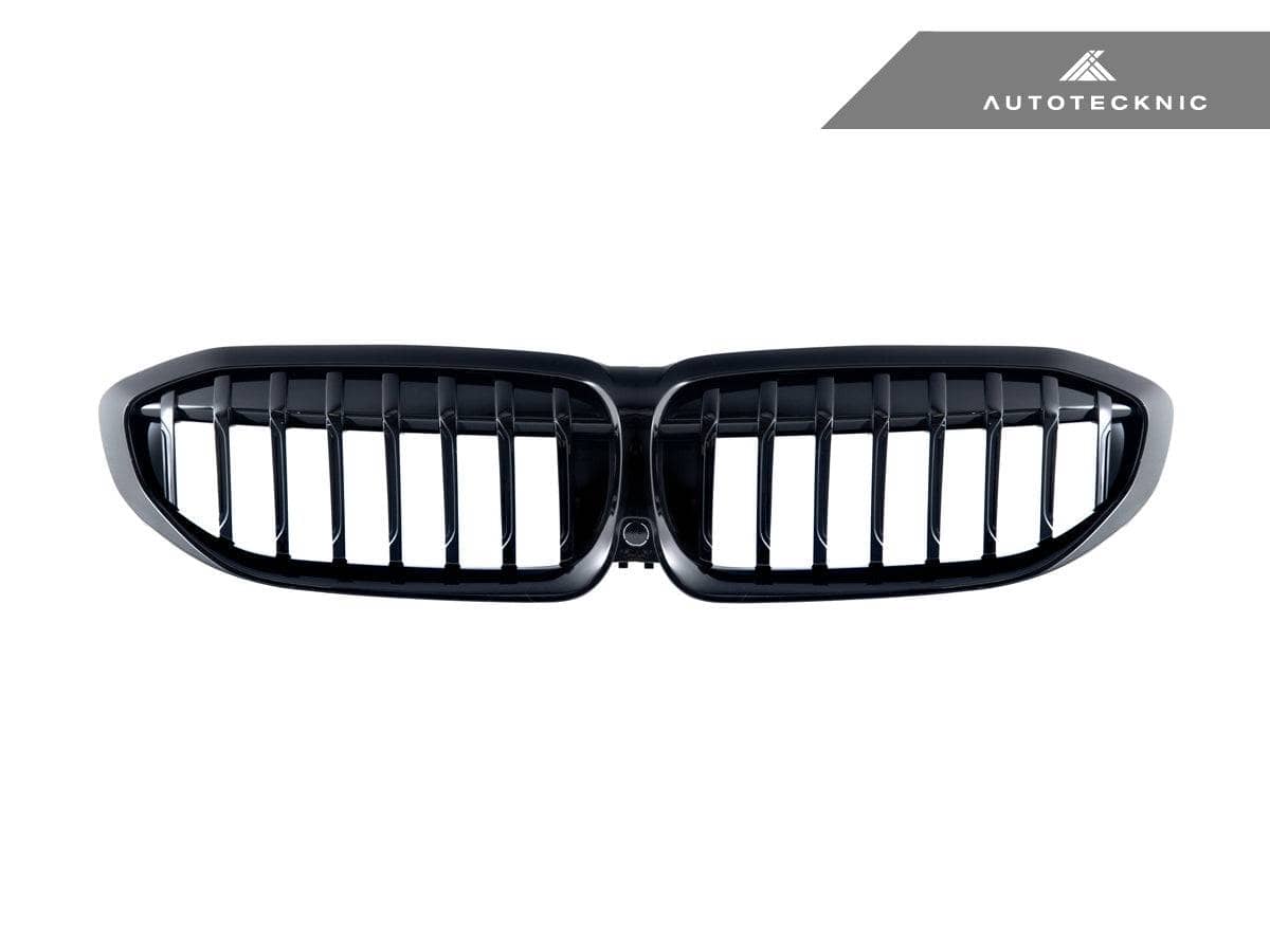 Kies-Motorsports AutoTecknic USA AutoTecknic Painted Glazing Black Front Grille - G20 3-Series Pre-LCI