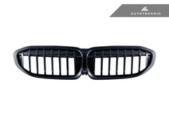 Kies-Motorsports AutoTecknic USA AutoTecknic Painted Glazing Black Front Grille - G20 3-Series Pre-LCI