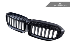 Kies-Motorsports AutoTecknic USA AutoTecknic Painted Glazing Black Front Grille - G20 3-Series Pre-LCI