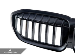 Kies-Motorsports AutoTecknic USA AutoTecknic Painted Glazing Black Front Grille - G20 3-Series Pre-LCI