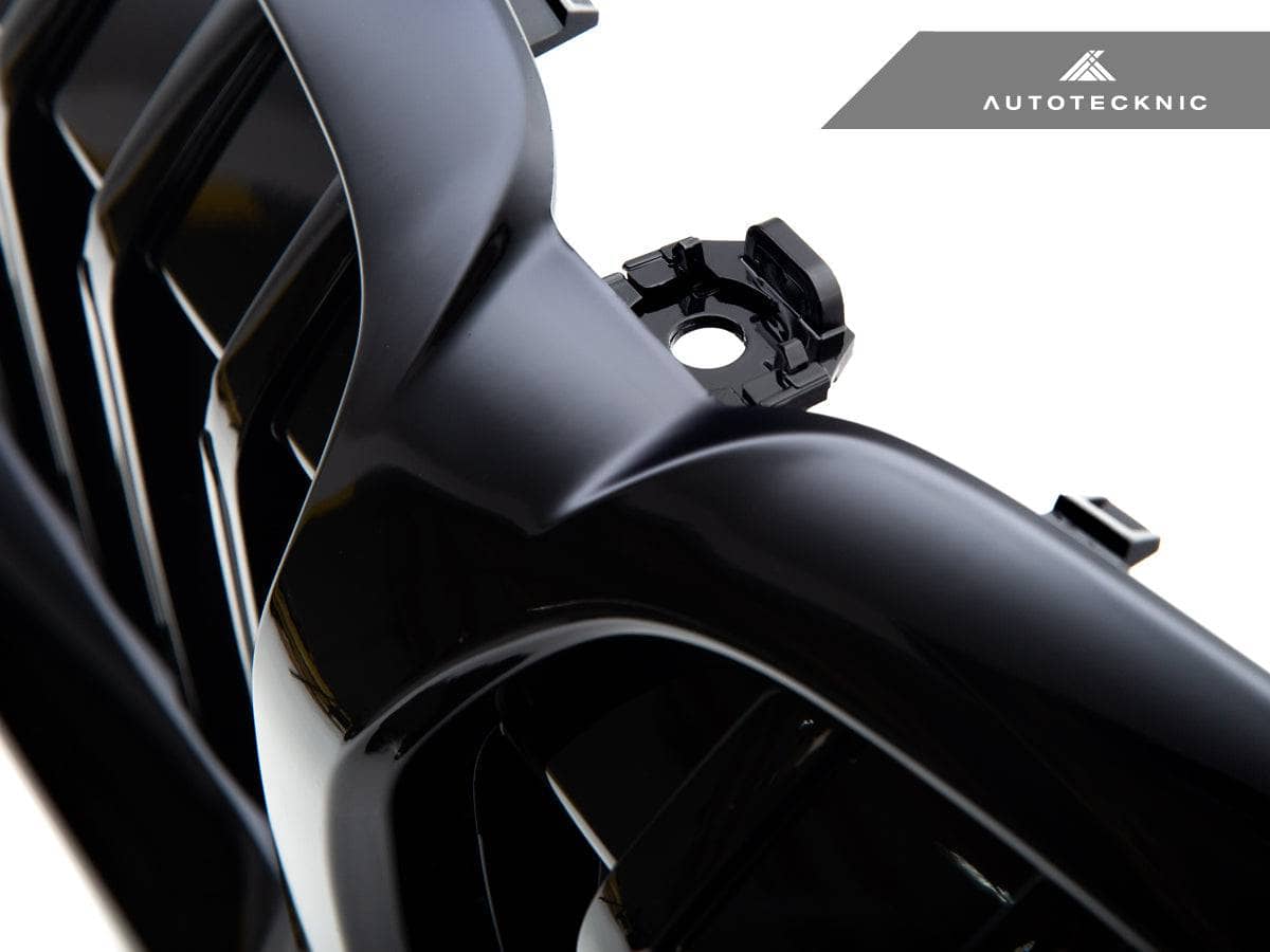 Kies-Motorsports AutoTecknic USA AutoTecknic Painted Glazing Black Front Grille - G20 3-Series Pre-LCI