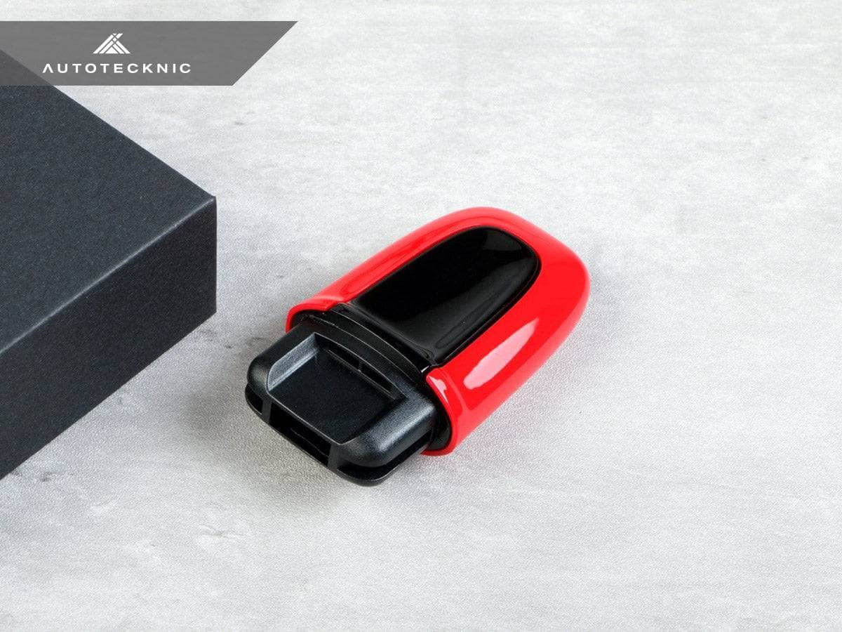 Kies-Motorsports AutoTecknic USA AutoTecknic Painted Ignition Switch - Porsche Carmine Red / Boxster Models 2013-2023 / Yes - I have the Entry & Drive Option