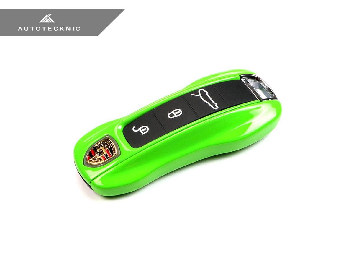 Kies-Motorsports AutoTecknic USA AutoTecknic Painted Key Remote Trim - Porsche (G2) Lizard Green