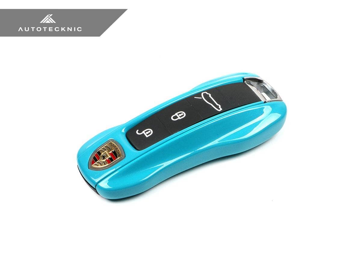 Kies-Motorsports AutoTecknic USA AutoTecknic Painted Key Remote Trim - Porsche (G2) Miami Blue