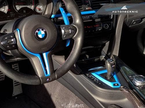 Kies-Motorsports AutoTecknic USA AutoTecknic Painted Steering Wheel Trim - F87 M2 | F80 M3 | F82/ F83 M4 | F10 M5 LCI | F06/ F12/ F13 M6