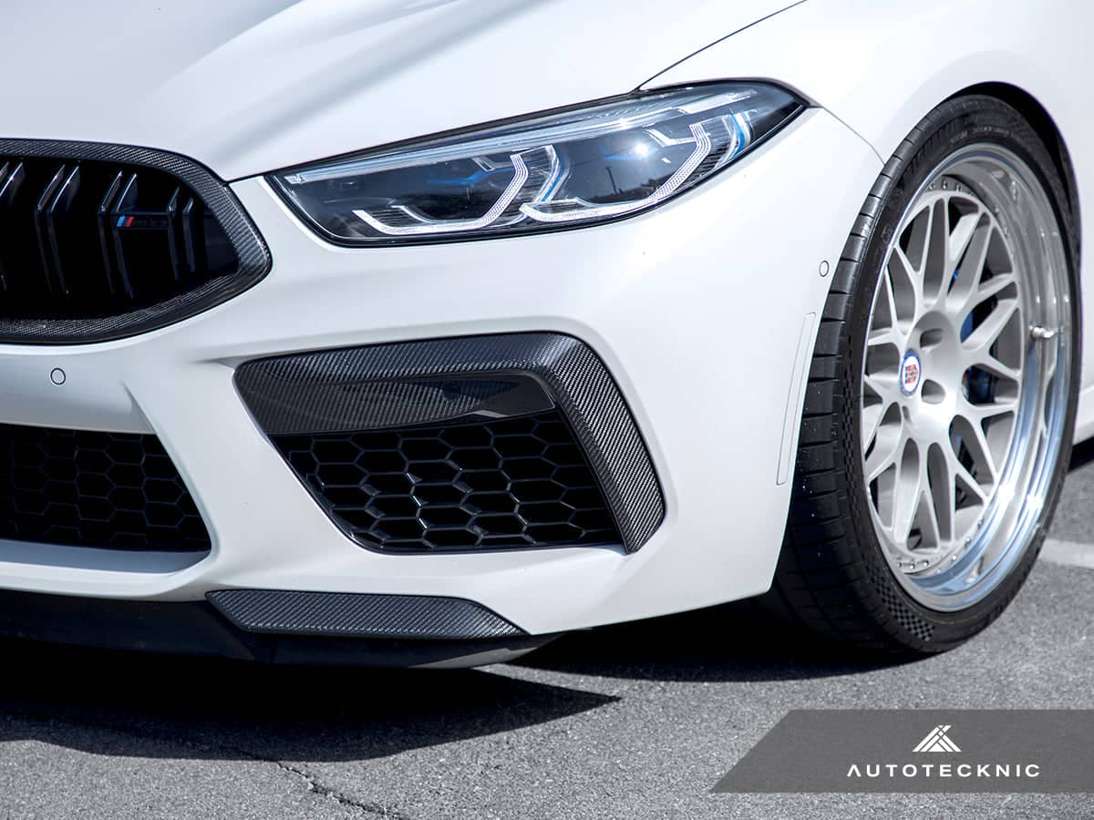 Kies-Motorsports AutoTecknic USA AutoTecknic Performance Dry Carbon Bumper Trim Set - F9X M8