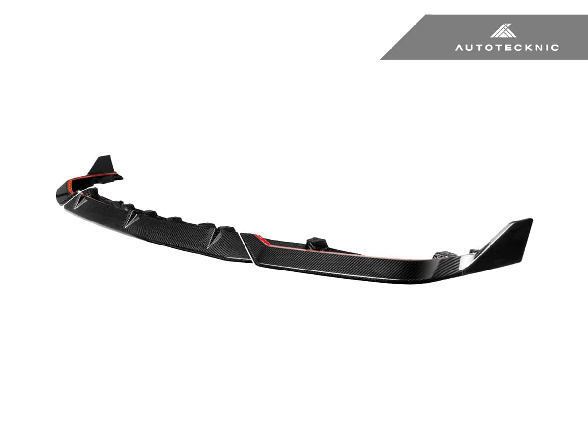 Kies-Motorsports AutoTecknic USA AutoTecknic Performance Dry Carbon Front Lip Set - F95 X5M