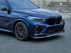 Kies-Motorsports AutoTecknic USA AutoTecknic Performance Dry Carbon Front Lip Set - F95 X5M