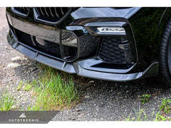 Kies-Motorsports AutoTecknic USA AutoTecknic Performance Dry Carbon Front Lip Set - G06 X6 M-Sport