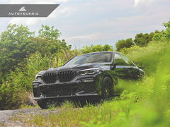 Kies-Motorsports AutoTecknic USA AutoTecknic Performance Dry Carbon Front Lip Set - G06 X6 M-Sport