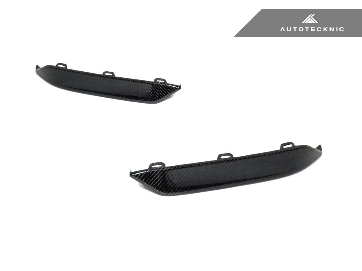 Kies-Motorsports AutoTecknic USA AutoTecknic Performance Dry Carbon Splitter Set - F9X M8