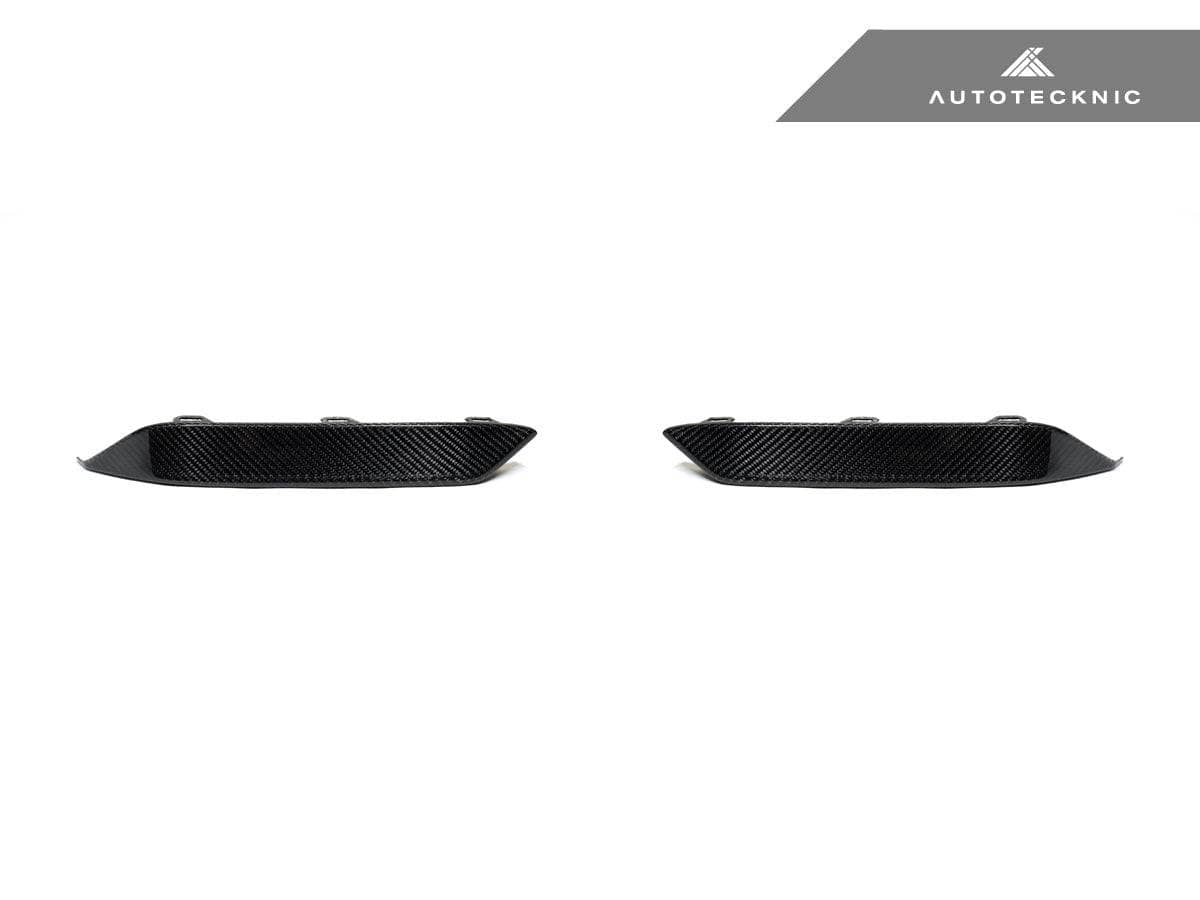 Kies-Motorsports AutoTecknic USA AutoTecknic Performance Dry Carbon Splitter Set - F9X M8