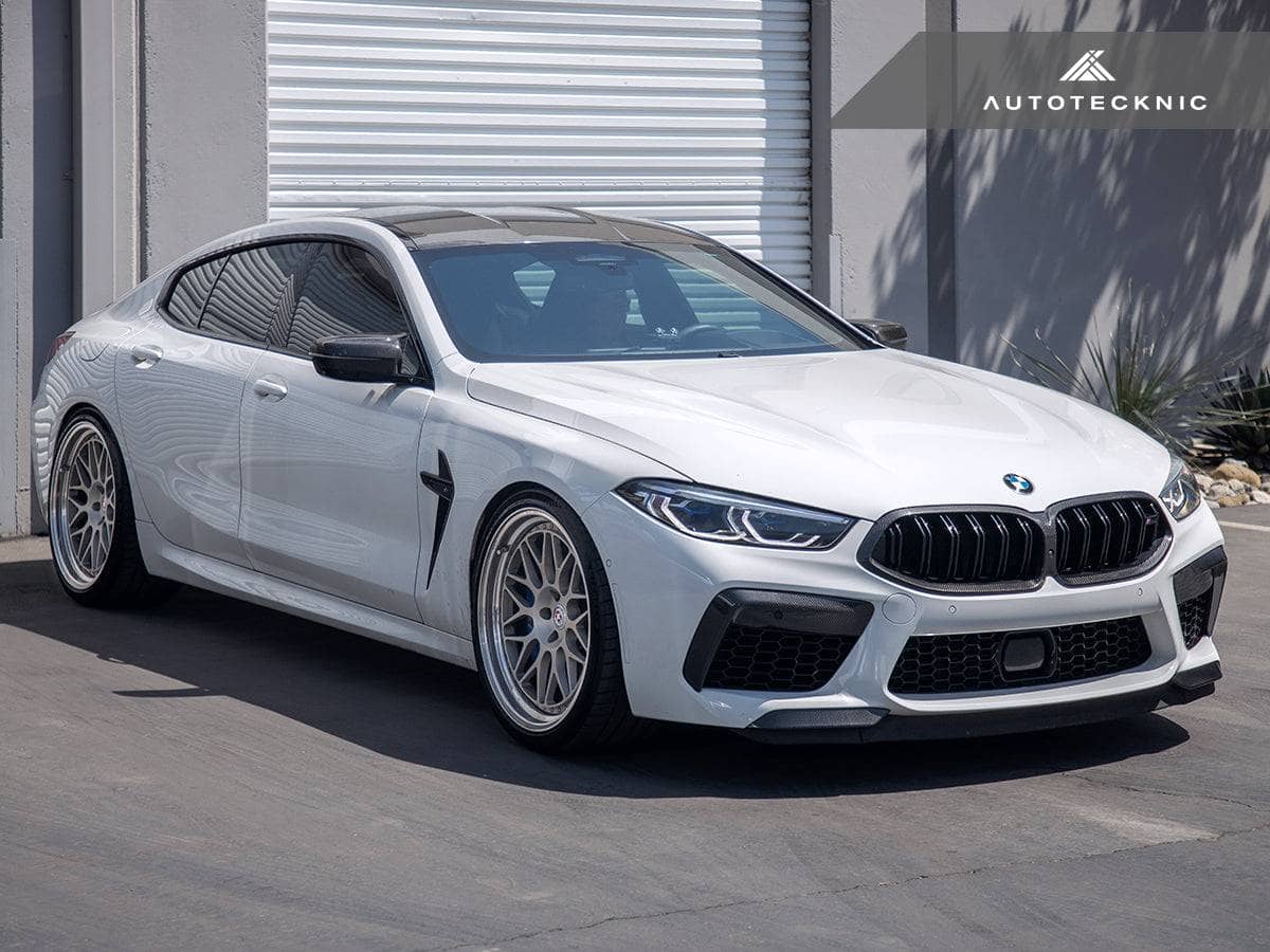 Kies-Motorsports AutoTecknic USA AutoTecknic Performance Dry Carbon Splitter Set - F9X M8