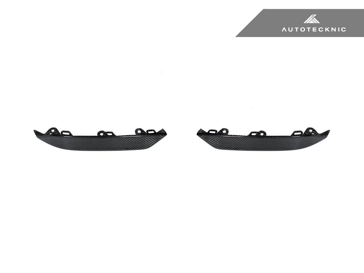 Kies-Motorsports AutoTecknic USA AutoTecknic Performance Dry Carbon Splitter Set - F9X M8