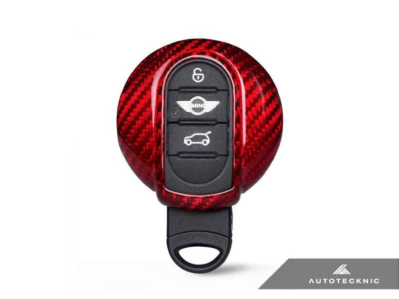 Kies-Motorsports AutoTecknic USA AutoTecknic Red Carbon Remote Key Case - MINI Cooper F54/ F55/ F56/ F57 | Countryman F60