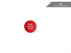 Kies-Motorsports AutoTecknic USA AutoTecknic Red Start Stop Button - G01 X3 | G02 X4 LCI G01 X3 LCI / Satin Red / No