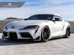 Kies-Motorsports AutoTecknic USA AutoTecknic Replacement Aero Glazing Black Mirror Covers - A90 Supra 2020-Up