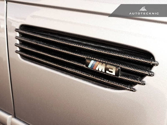 Kies-Motorsports AutoTecknic USA AutoTecknic Replacement Carbon Fiber Fender Gills - E46 Coupe & Cabrio | M3