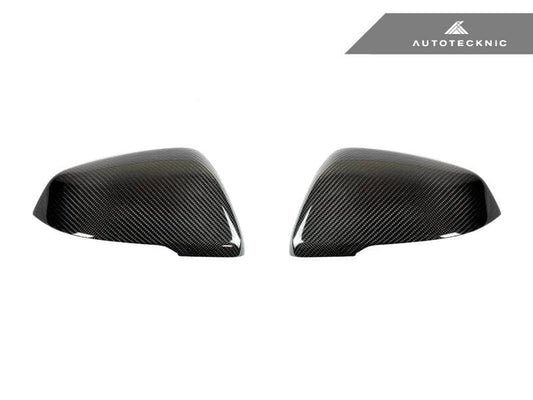 Kies-Motorsports AutoTecknic USA AutoTecknic Replacement Carbon Fiber Mirror Covers - A90 Supra 2020-Up 3K Twill Weave (2X2) / A90 Supra 2020-Up