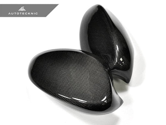 Kies-Motorsports AutoTecknic USA AutoTecknic Replacement Carbon Fiber Mirror Covers - BMW E92 Coupe / E93 Cabrio | 3-Series Pre-LCI 3K Plain Weave (1X1)