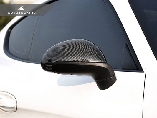 Kies-Motorsports AutoTecknic USA AutoTecknic Replacement Carbon Fiber Mirror Covers - Porsche 991 Carrera | 981 Cayman / Boxster