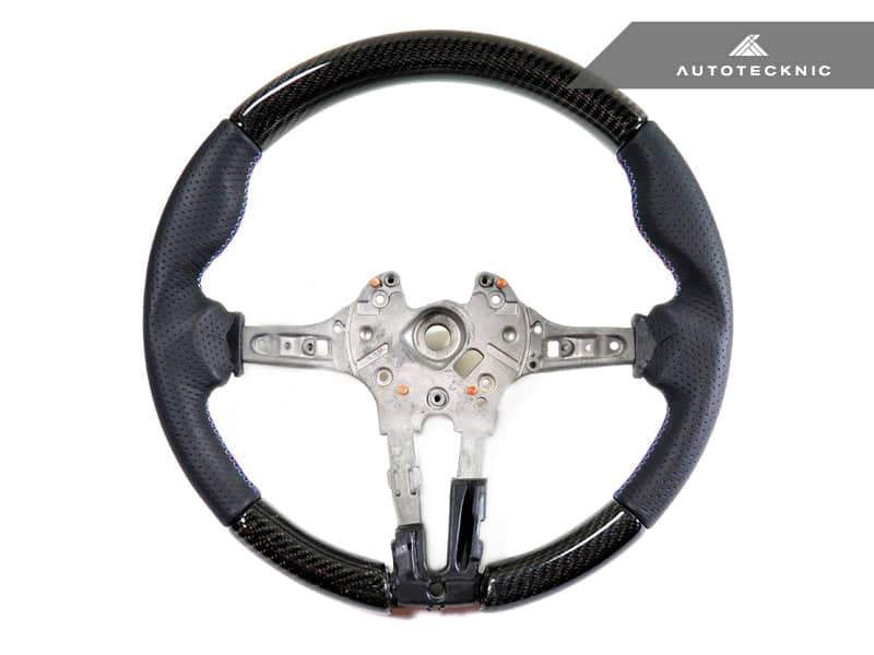 Kies-Motorsports AutoTecknic USA AutoTecknic Replacement Carbon Steering Wheel - F32 4-Series M-Sport