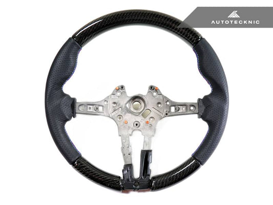 Kies-Motorsports AutoTecknic USA AutoTecknic Replacement Carbon Steering Wheel - F32 4-Series M-Sport