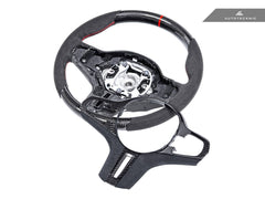 Kies-Motorsports AutoTecknic USA AutoTecknic Replacement Carbon Steering Wheel - F95 X5M | F96 X6M