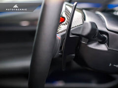 Kies-Motorsports AutoTecknic USA AutoTecknic Replacement Carbon Steering Wheel Top Cover - F90 M5