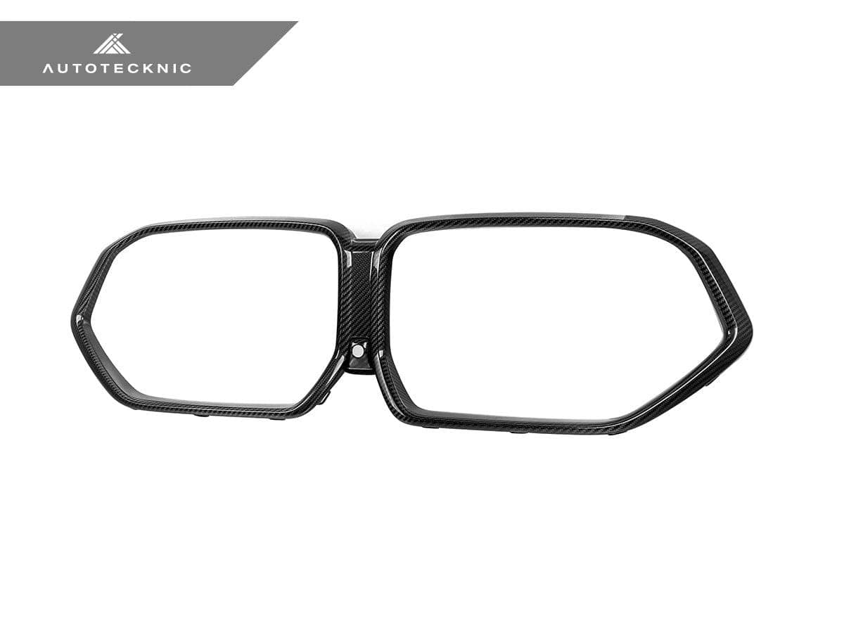 Kies-Motorsports AutoTecknic USA AutoTecknic Replacement Dry Carbon Grille Surround - F95 X5M LCI | F96 X6M LCI