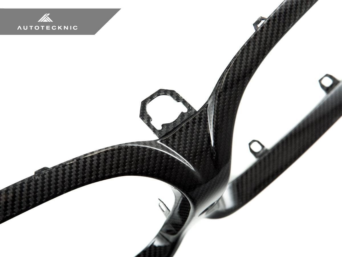 Kies-Motorsports AutoTecknic USA AutoTecknic Replacement Dry Carbon Grille Surround - F9X M8