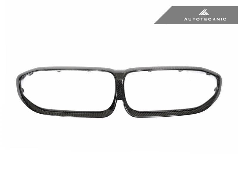 Kies-Motorsports AutoTecknic USA AutoTecknic Replacement Dry Carbon Grille Surround - G20 3-Series Pre-LCI With Park Assist - Front Camera