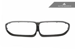 Kies-Motorsports AutoTecknic USA AutoTecknic Replacement Dry Carbon Grille Surround - G20 3-Series Pre-LCI With Park Assist - Front Camera