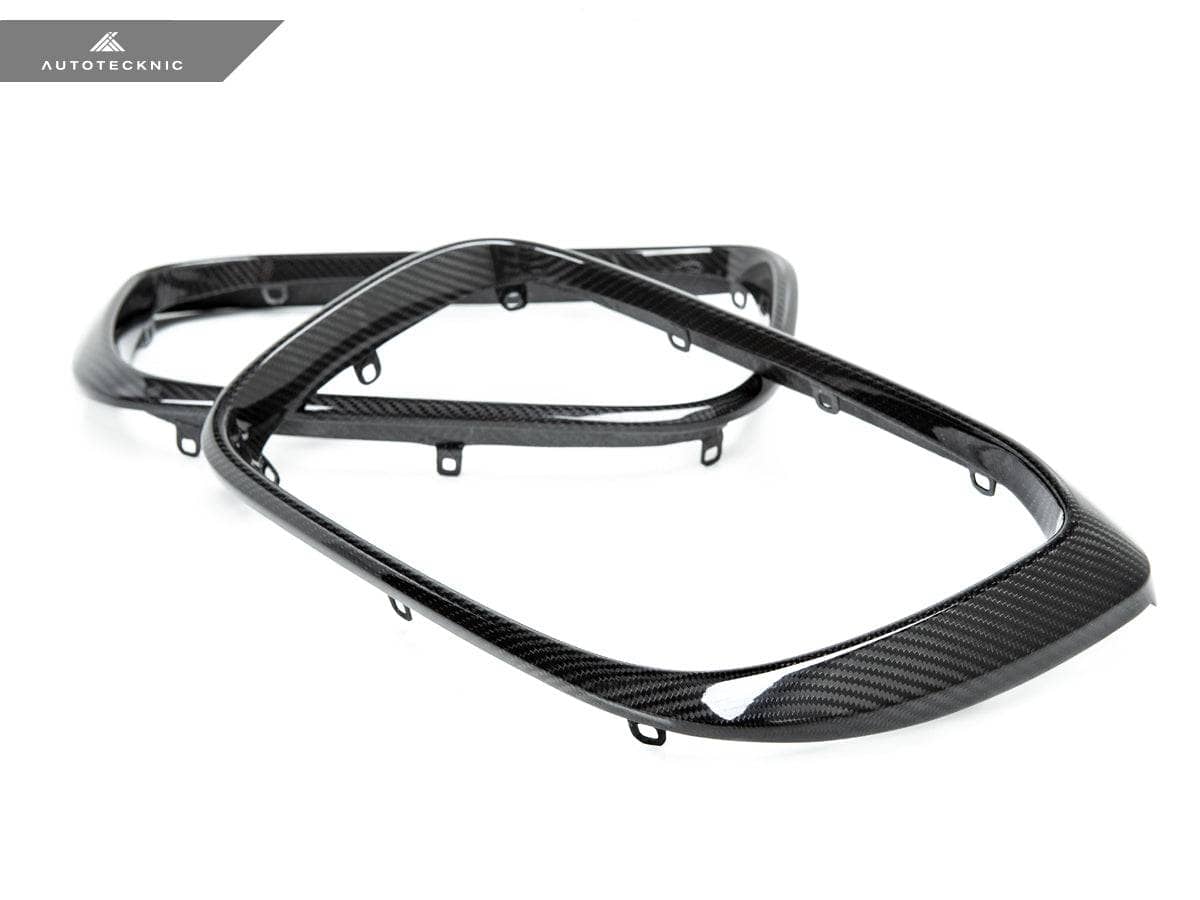 Kies-Motorsports AutoTecknic USA AutoTecknic Replacement Dry Carbon Grille Surround Set - G01 X3 | G02 X4 Pre-LCI