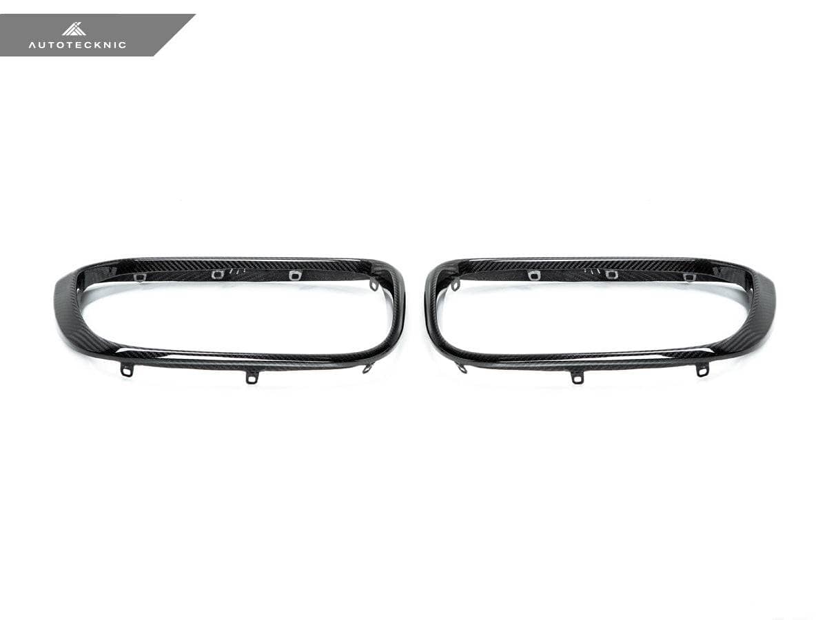 Kies-Motorsports AutoTecknic USA AutoTecknic Replacement Dry Carbon Grille Surround Set - G01 X3 | G02 X4 Pre-LCI