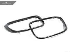 Kies-Motorsports AutoTecknic USA AutoTecknic Replacement Dry Carbon Grille Surround Set - G01 X3 | G02 X4 Pre-LCI