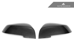 Kies-Motorsports AutoTecknic USA AutoTecknic Replacement Dry Carbon Mirror Covers - E84 X1 | F20 1-Series | F22 2-Series | F30 3-Series | F32/ F36 4-Series | F87 M2